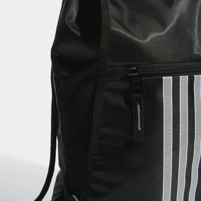 Mochila Adidas Alliance Sackpack Negro con Bolsillos Organizadores para Gym, Tenis y Uso Diario's photo #1